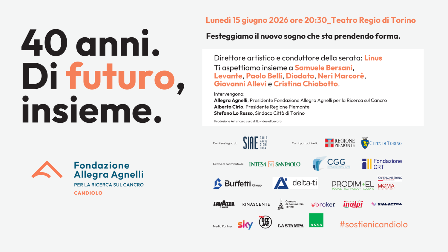 Buffetti Group sostiene la Fondazione Piemontese per la Ricerca sul Cancro