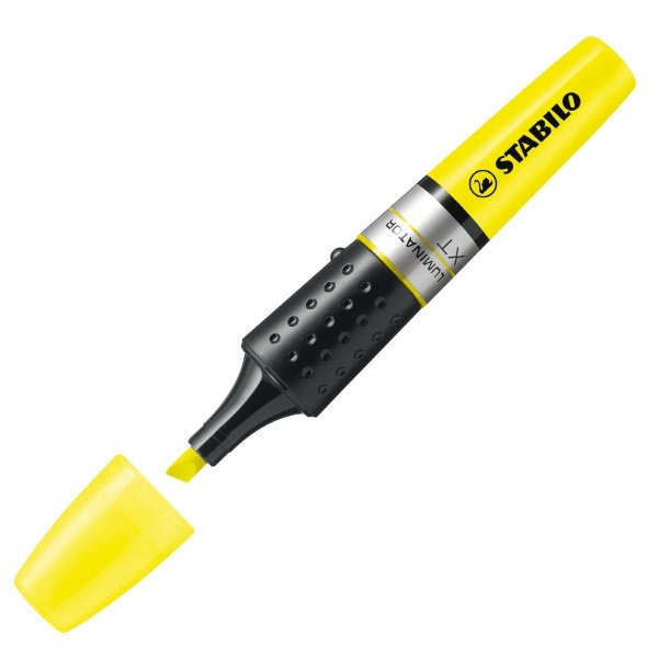 Evidenziatore Luminator - giallo - Tratto 2-5 mm - Punta a scalpello