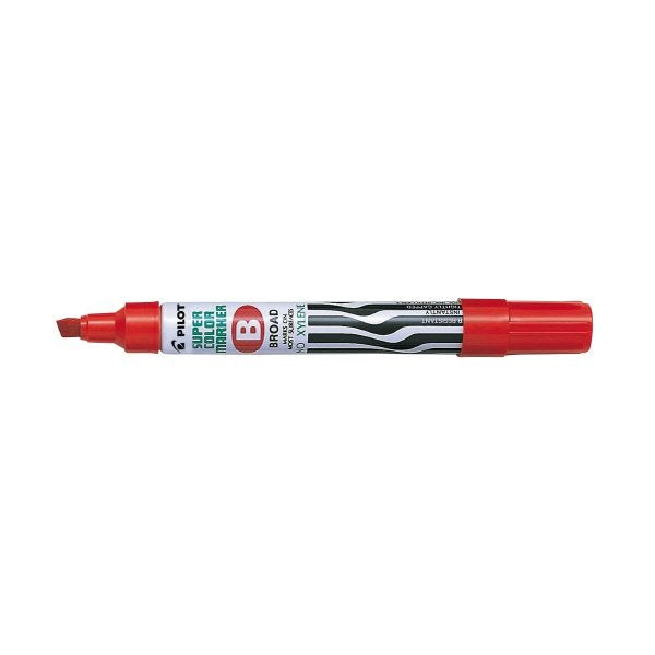 Markatore permanente SCA - rosso - Punta a scalpello - Tratto 2-4,5 mm