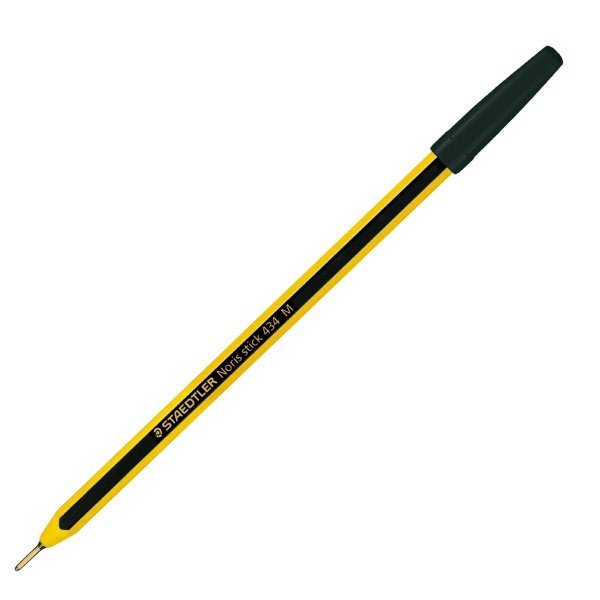 Conf. 20 penne a sfera Noris Stick - nero - Tratto medio