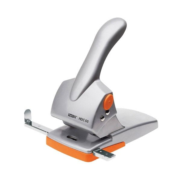 Perforatore Fashion HDC65 - 65 fogli - grigio/arancione