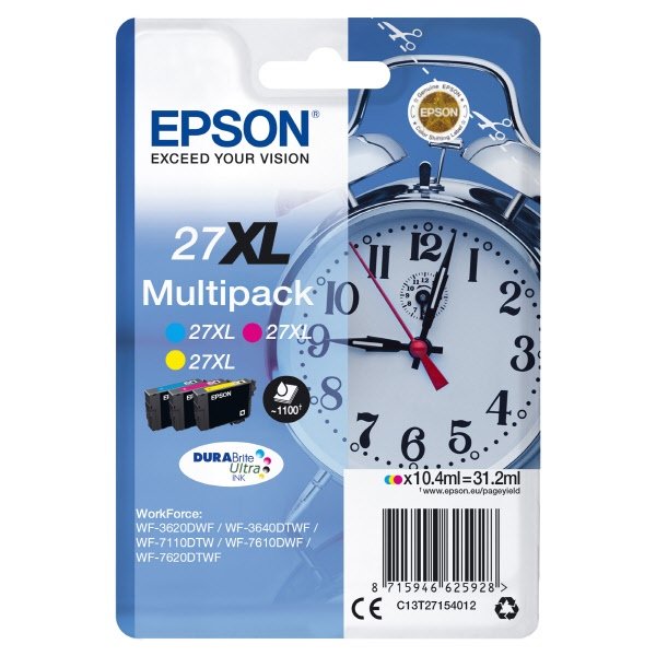 Inkjet 27XL EPSON colori - C13T27154012