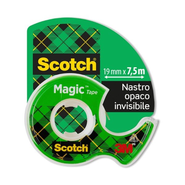 Nastro adesivo Scotch® Magic¿ 810 con chiocchiola ricaricabile - 19 mm x 7,5 m