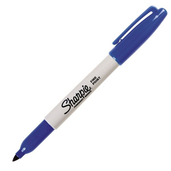 Marcatore permanente Fine Sharpie - 1 mm - blu -