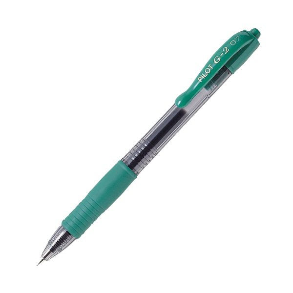 Penna a sfera gel G-2 - verde - Tratto fine