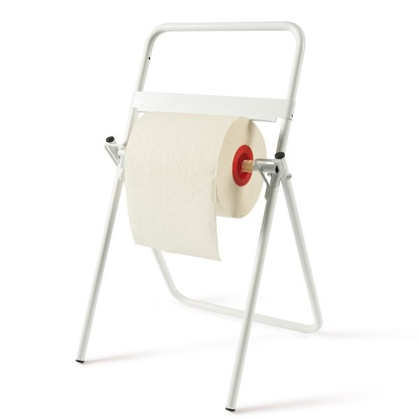 Porta bobine industriali in metallo da terra - F.to 40x44x80 cm