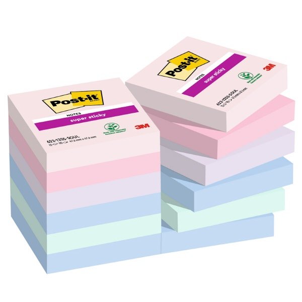Blocchetti Post-it® Note Super Sticky - 47,7x47,6 mm - Soul Soulful