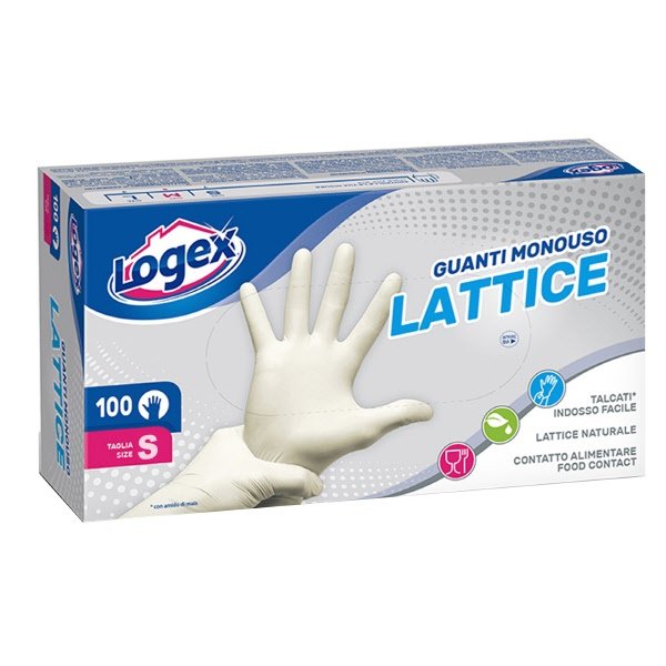 Guanti in lattice - taglia S