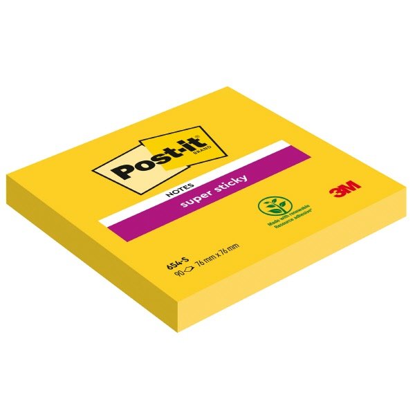 Foglietti Post-it® Note Super Sticky giallo oro