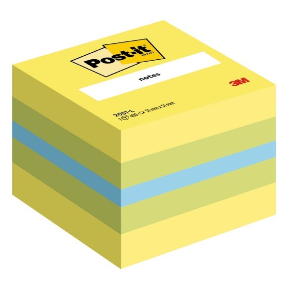 Mini cubi Post-it® - 51x51 mm - giallo
