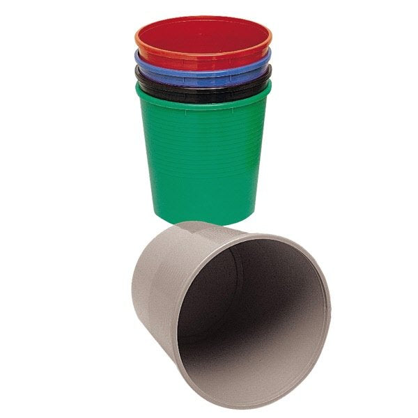 Cestino PS98 con pareti chiuse - nero