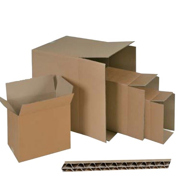 Scatole in cartone onda doppia - F.to 30x30x30 cm