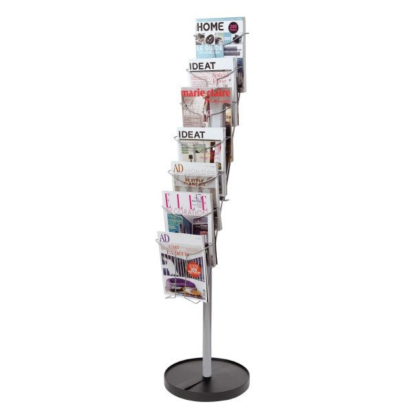 Espositore da terra 7 scomparti - 25x78x150 cm