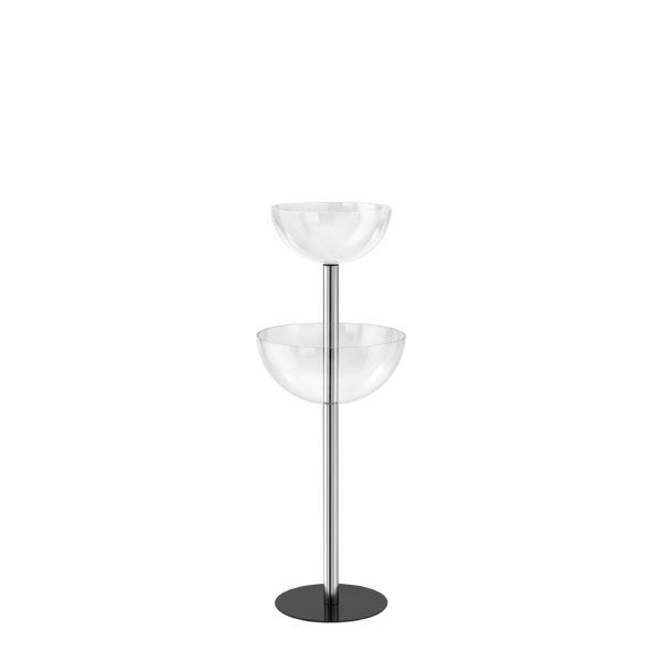 Espositore con 2 semisfere - diam. 40 cm e 50 cm