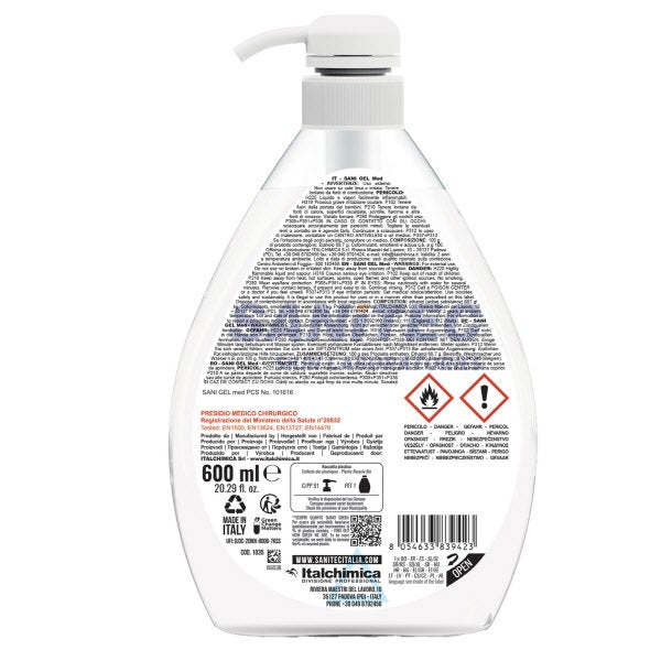 Sani Gel Med - Igienizzanti mani - 5000 ml