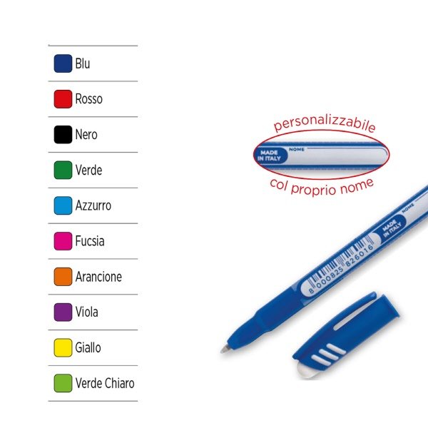 Penna a sfera cancellabile Tratto Cancellik - blu - Tratto medio