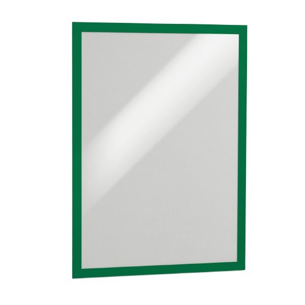 Cornice espositiva adesiva Duraframe® A3 29,7x42cm verde DURABLE