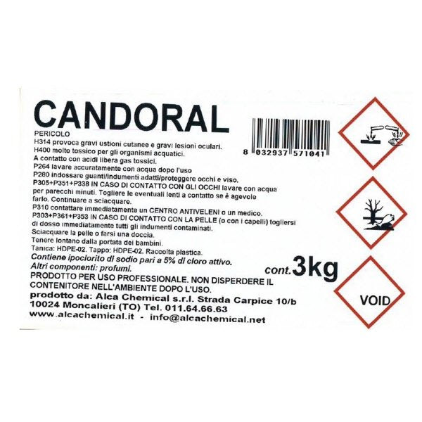 Candeggina Candoral - tanica da 3 litri