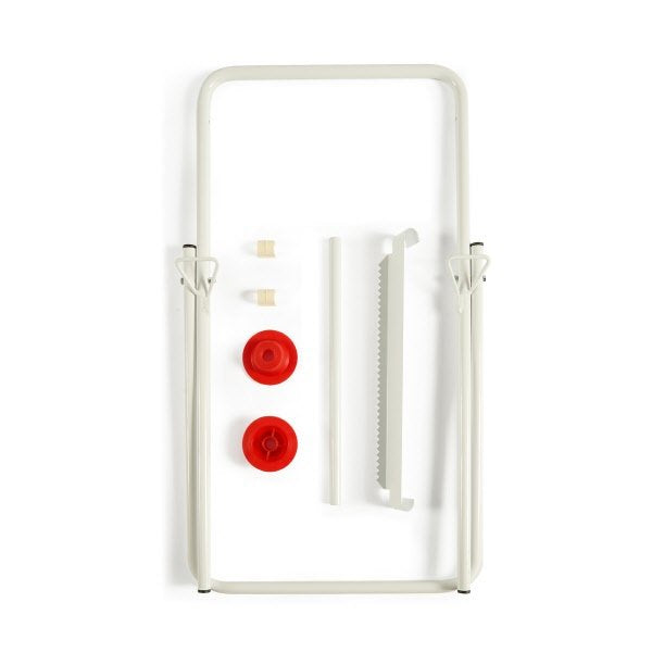 Porta bobine industriali in metallo da terra - F.to 40x44x80 cm