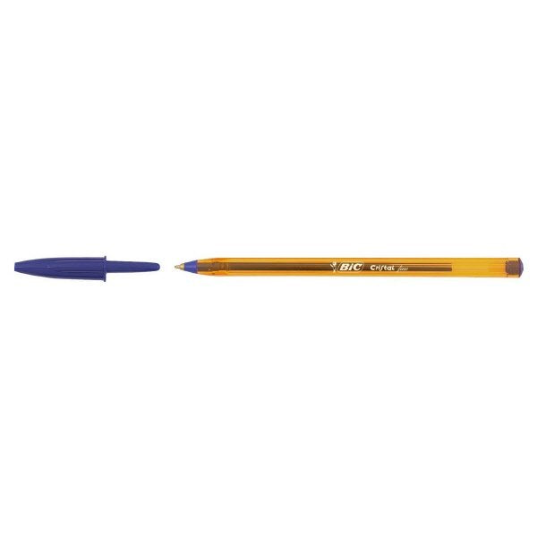Penna a sfera Cristal® - blu - Tratto fine