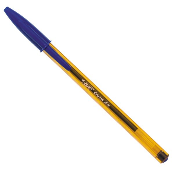 Penna a sfera Cristal® - blu - Tratto fine