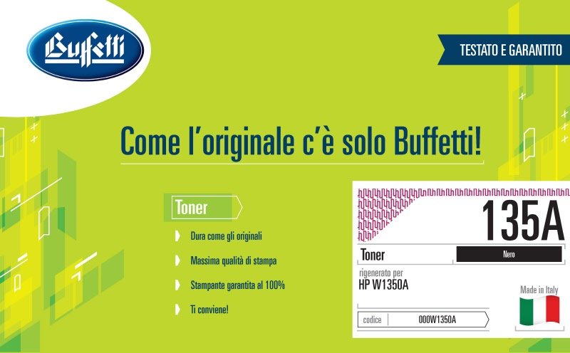 Toner HP - Compatibile Rigenerato 135A W1350A - Nero - 1.100 pag
