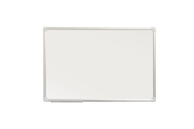 Lavagna magnetica bianca - cornice in alluminio - 60x90 cm