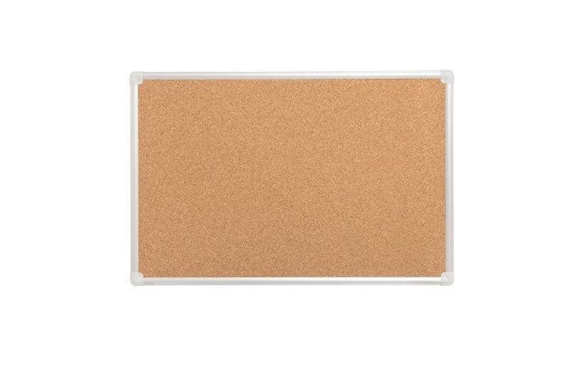 Pannello in  sughero - cornice alluminio - 60x90 cm
