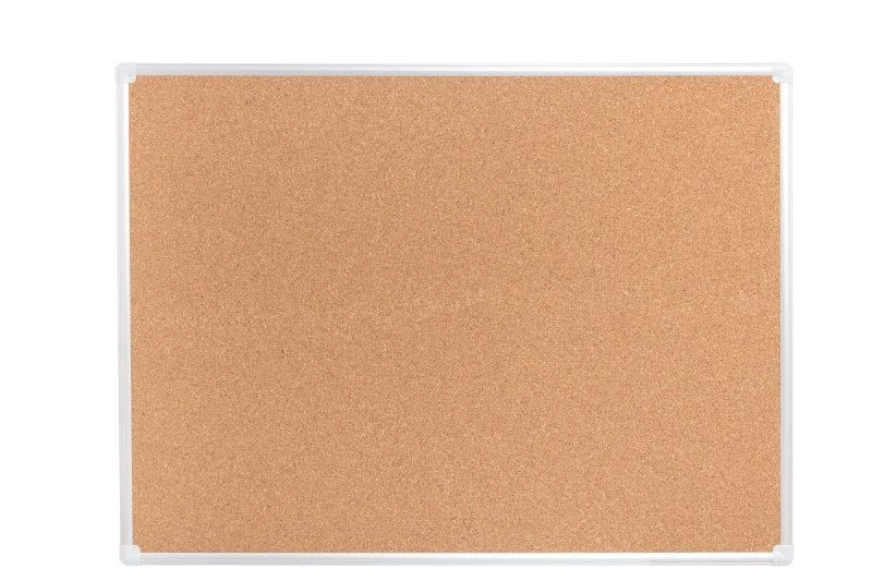 Pannello in  sughero - cornice alluminio - 90x120 cm
