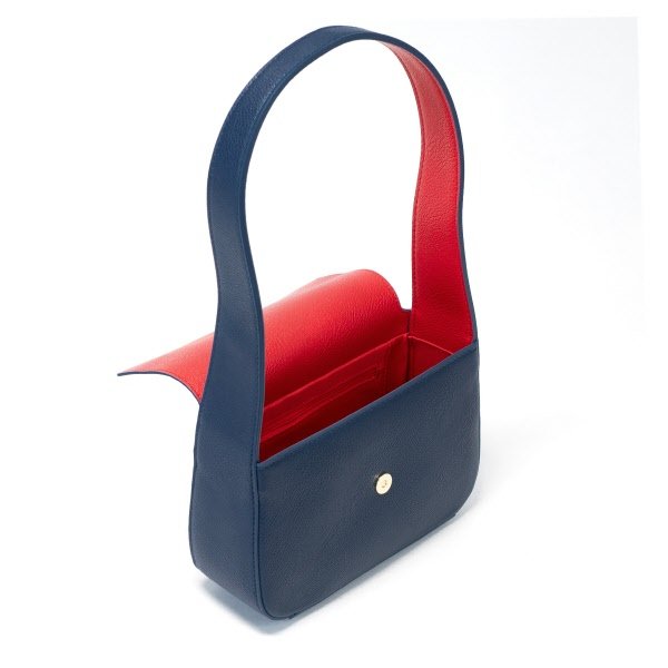 Borsa a spalla Vera - blu oceano