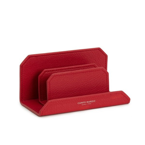 Porta biglietti da visita e portadocumenti Hegel - rosso ciliegia