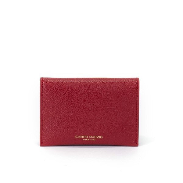 Porta carte Jodie - rosso ciliegia