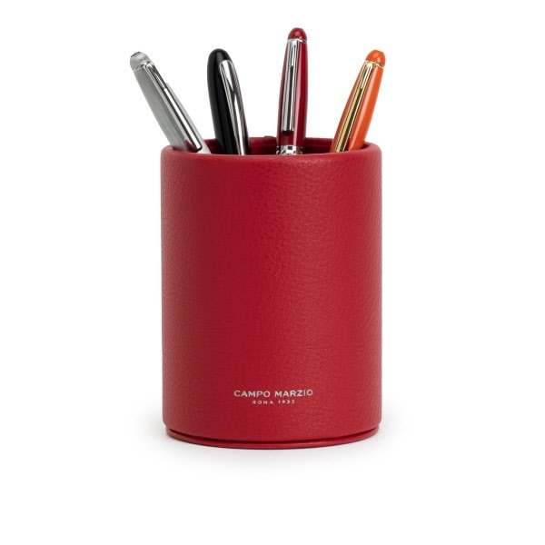 Bicchiere portapenne Plato - rosso ciliegia