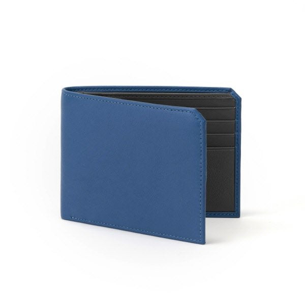 Portafoglio 8 carte Daniel - blu lapis
