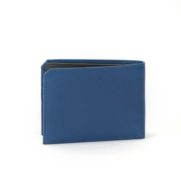 Portafoglio 8 carte Daniel - blu lapis