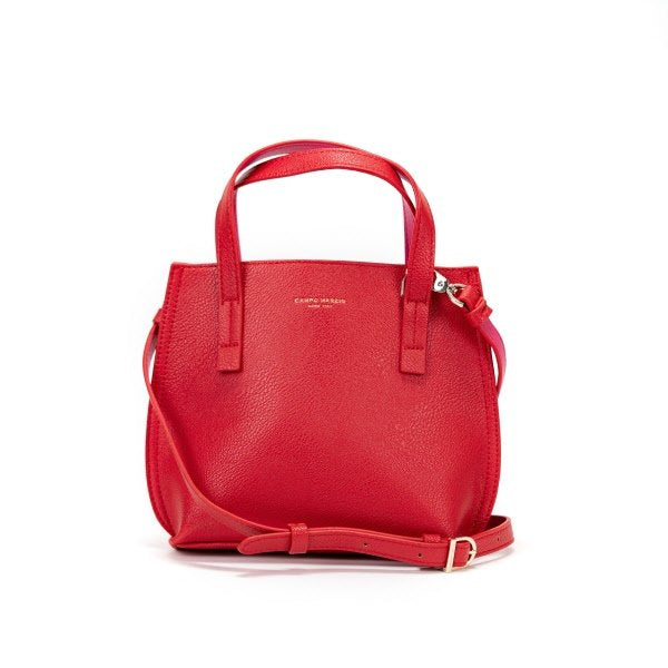 Borsa tote iconica mini - rosso ciliegia