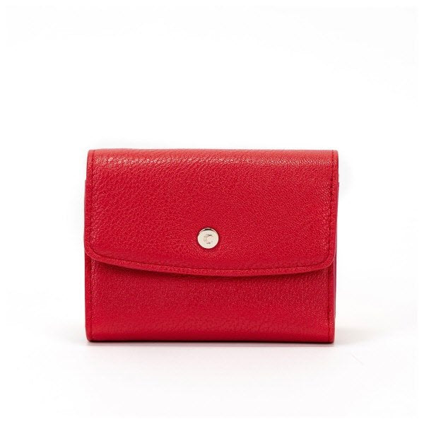 Portafoglio small Audrey - rosso ciliegia