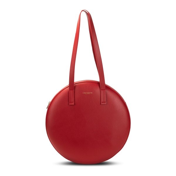 Borsa tote midi Sonia - rosso ciliegia