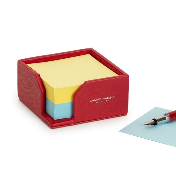 Porta memo Pythagoras - rosso ciliegia