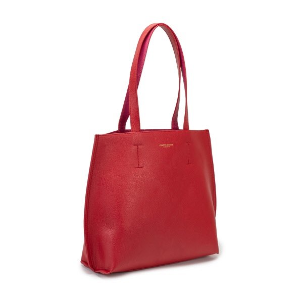 Borsa tote iconica midi - rosso ciliegia