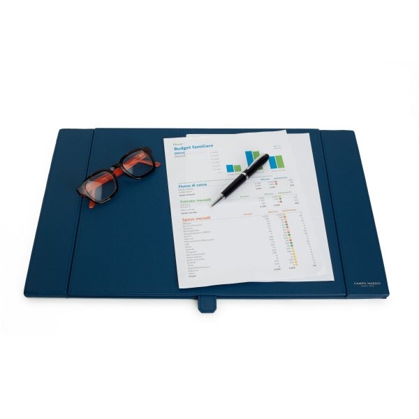 Sottomano doppio Aristotle - blu lapis