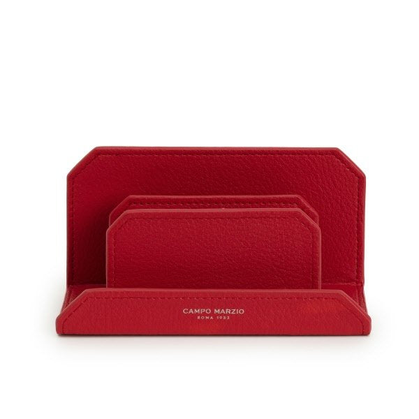 Porta biglietti da visita e portadocumenti Hegel - rosso ciliegia