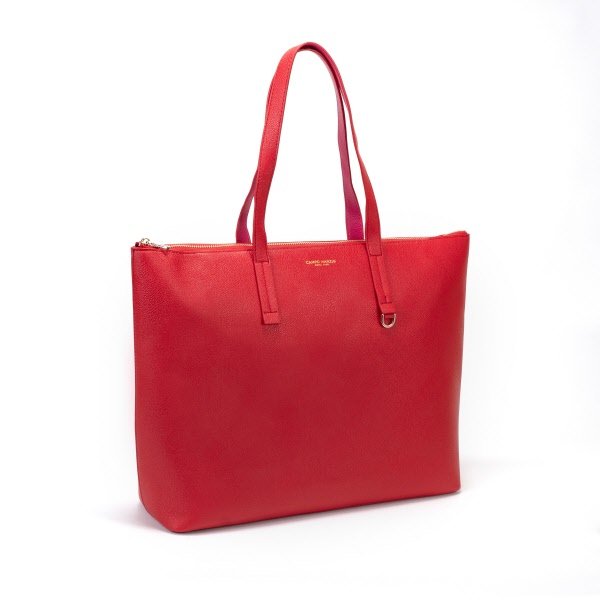 Borsa shopping 13" Winona - rosso ciliegia