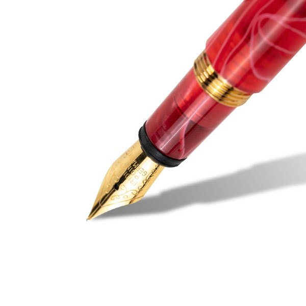 Penna stilografica Lady - rosso ciliegia