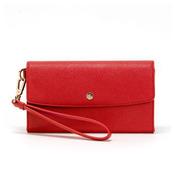 Portafoglio Ellen - rosso ciliegia