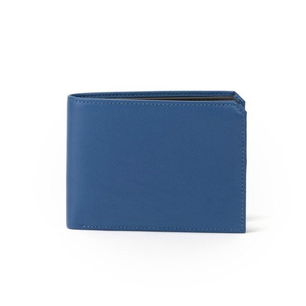 Portafoglio 8 carte Daniel - blu lapis