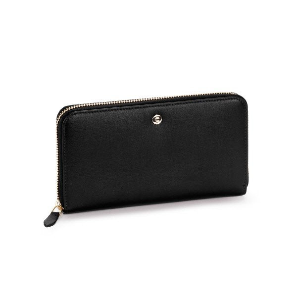 Portafoglio con zip Martha - nero