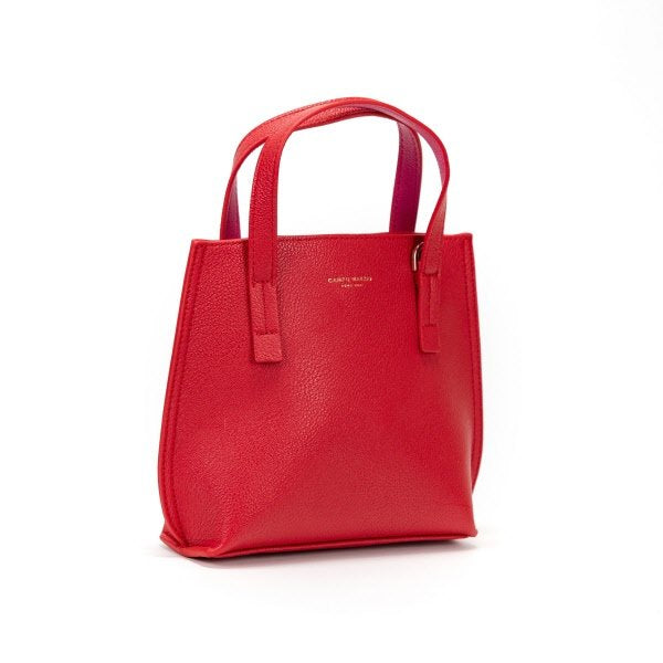 Borsa tote iconica mini - rosso ciliegia
