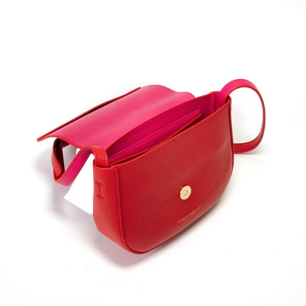 Borsa saddle mini Rachel - rosso ciliegia