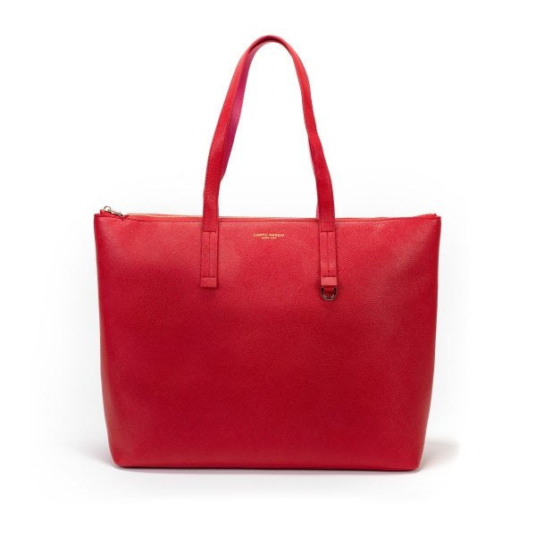 Borsa shopping 13" Winona - rosso ciliegia